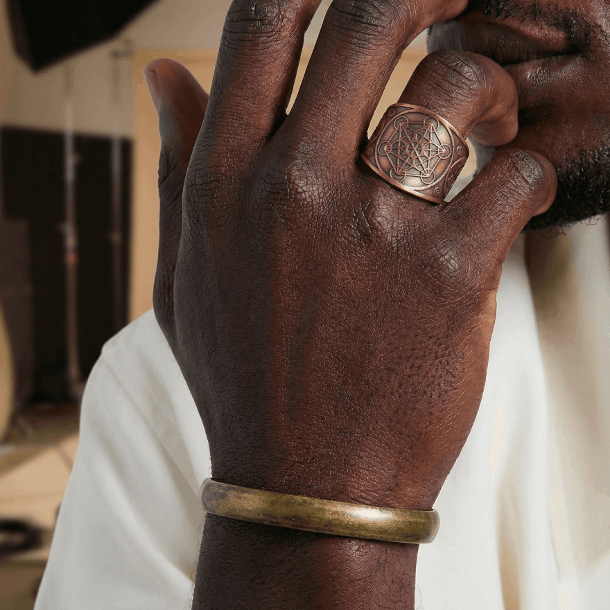 The Three Elements  |  Handcrafted 100% Pure Copper Rings