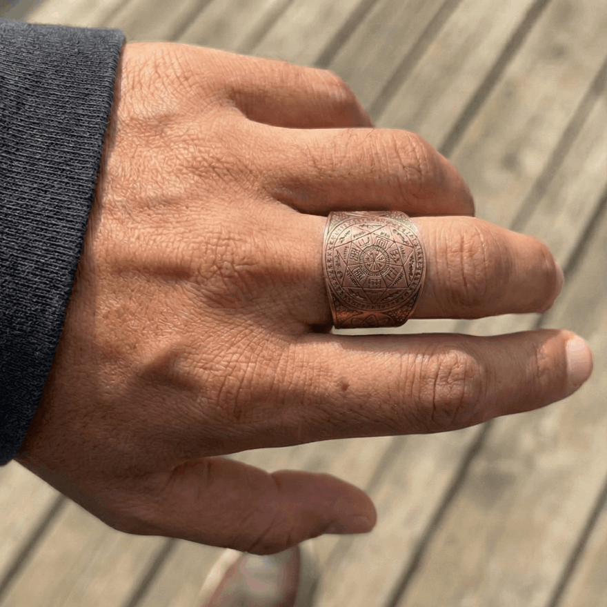 The Three Elements  |  Handcrafted 100% Pure Copper Rings