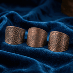 The Three Elements  |  Handcrafted 100% Pure Copper Rings